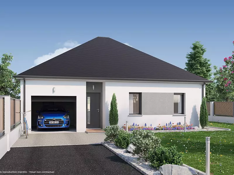 Maison neuve, 80 m² - Pipriac (35550)