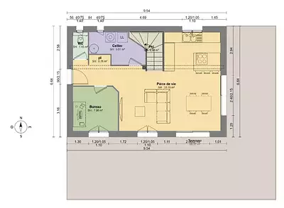 Maison neuve, 90 m²