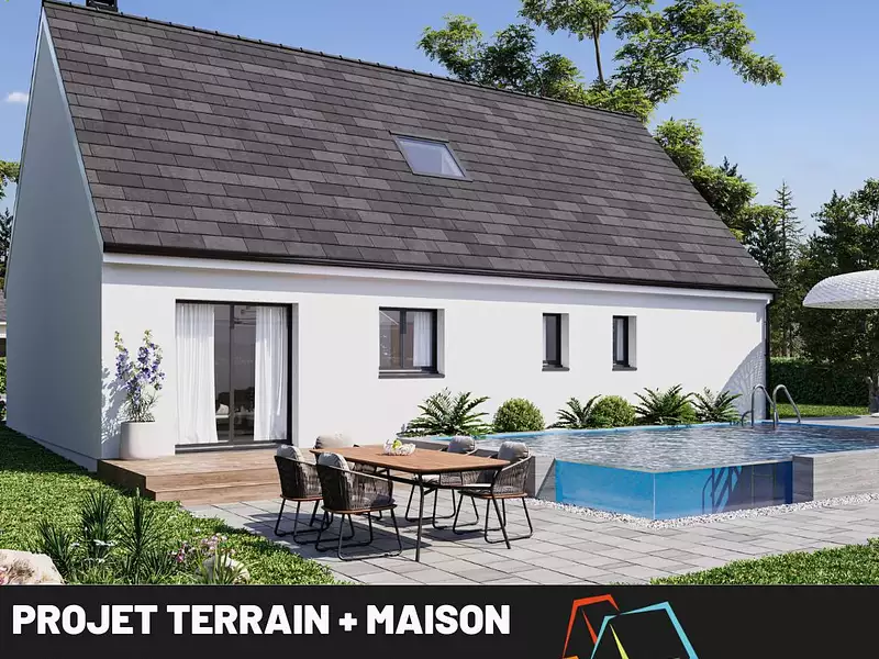 Maison neuve, 94,66 m² - Oissery (77178)