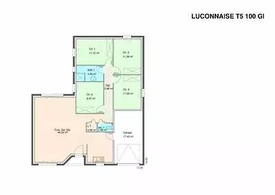 Maison neuve, 90 m²