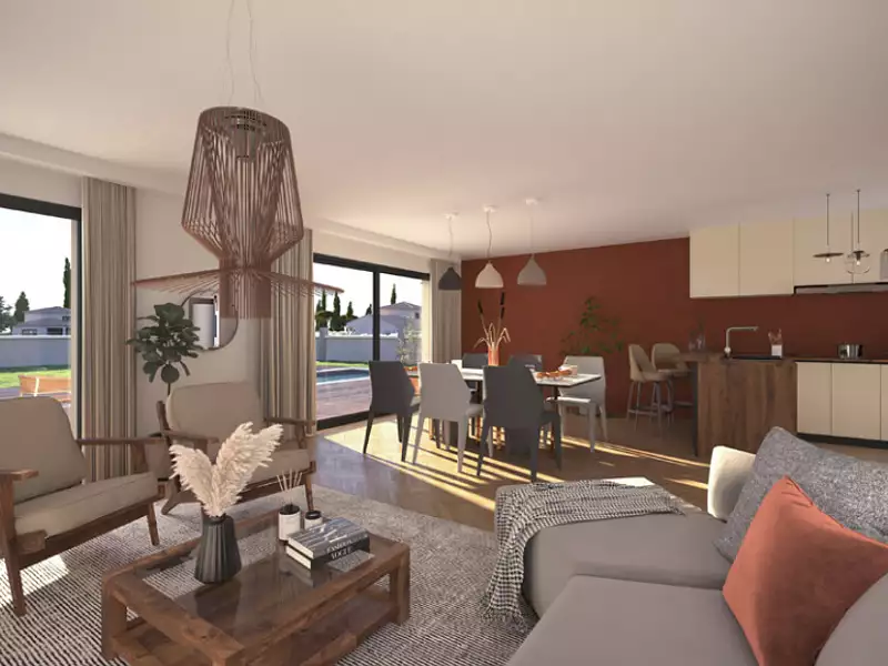 Maison neuve, 110 m² - Bizanet (11200)