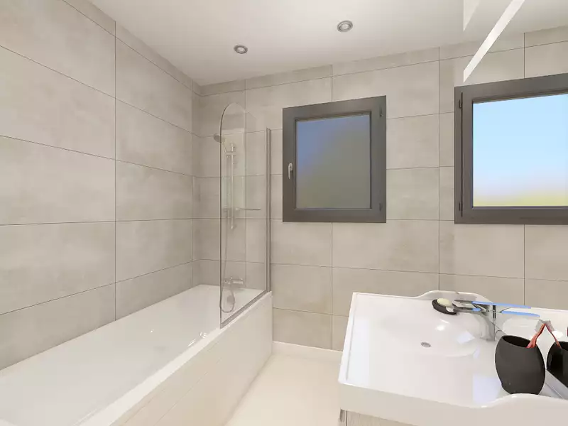 Maison neuve, 95 m² - Leyrieu (38460)
