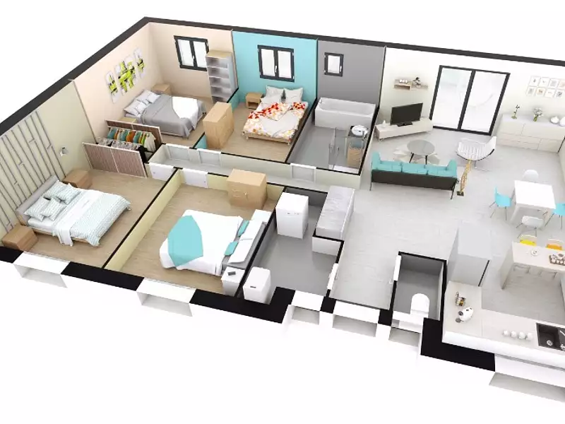 Maison neuve, 105 m² - Fresne-le-Plan (76520)