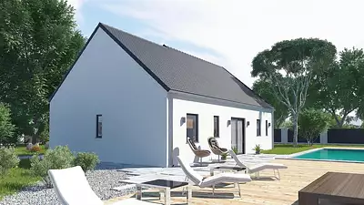 Maison neuve, 68 m²