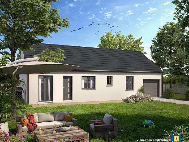 Maison neuve, 79 m² - Montgé-en-Goële (77230)