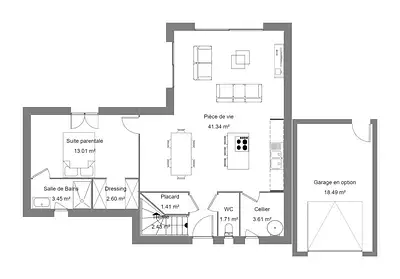 Maison neuve, 96 m²