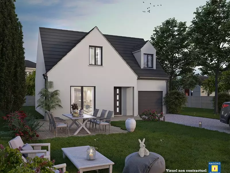 Maison neuve, 97 m² - Saint-Vrain (91770)