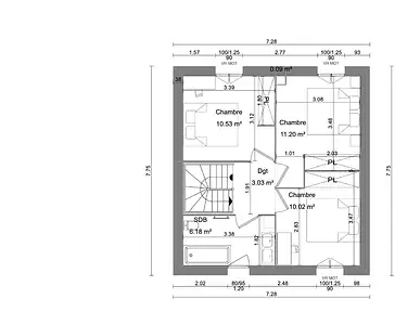 Maison neuve, 85 m²