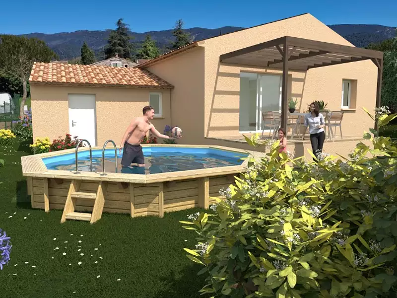 Maison neuve, 60 m² - Saint-Martin-de-la-Brasque (84760)