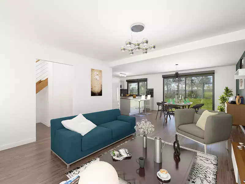 Maison neuve, 95,6 m² - Monchecourt (59234)