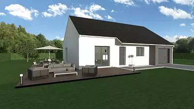 Maison neuve, 84,28 m²