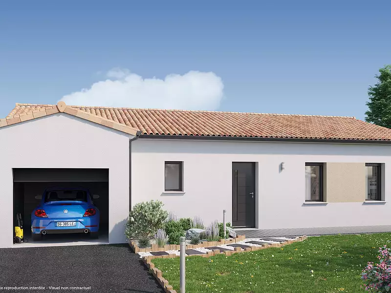 Maison neuve, 86 m² - Espiet (33420)