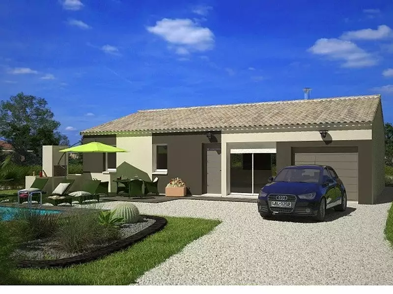 Maison neuve, 60 m² - Gesté (49600)