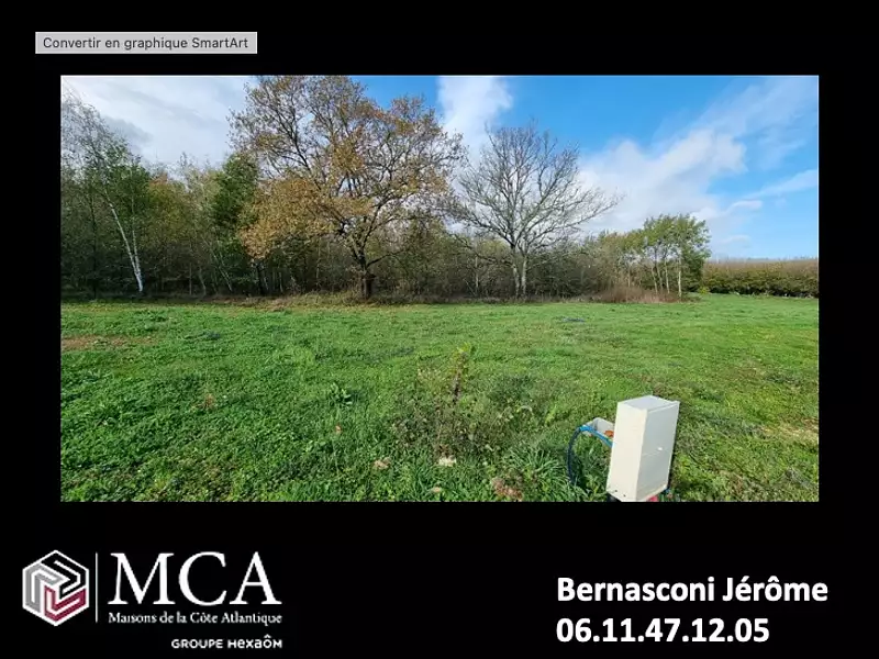 Terrain à bâtir, 1 200 m² - Lamothe-Montravel (24230)