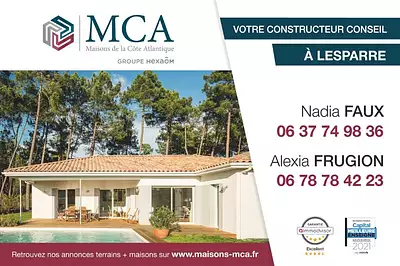 Terrain à bâtir, 400 m²