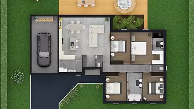 Maison neuve, 90 m²