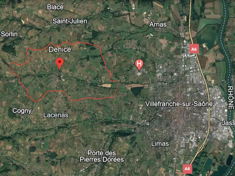 Terrain à bâtir, 490 m² - Denicé (69640)