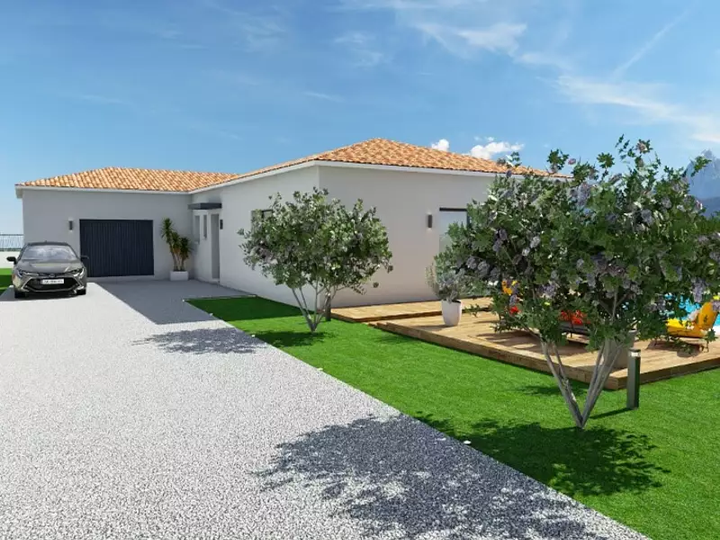 Maison neuve, 90 m² - Pierrefeu-du-Var (83390)