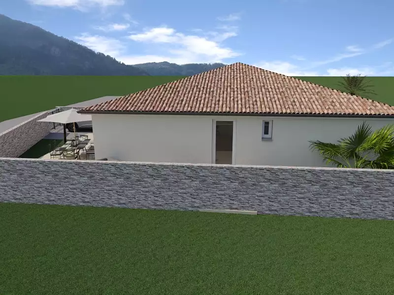 Maison neuve, 85 m² - Salles-d'Aude (11110)
