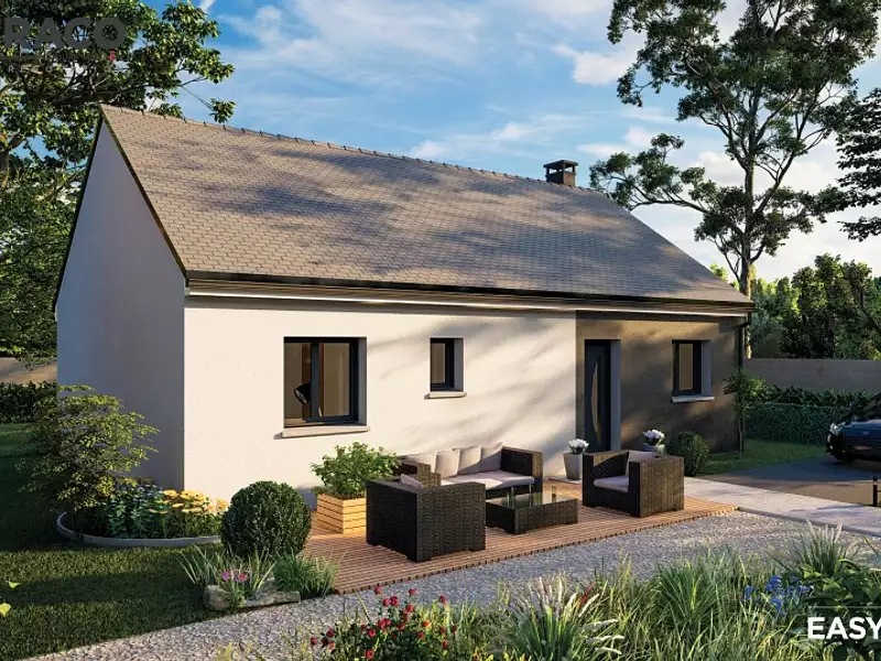 Maison neuve, 71 m² - Les Baux-Sainte-Croix (27180)