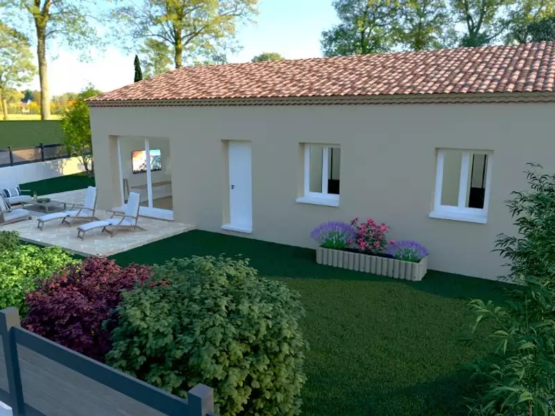 Maison neuve, 82 m² - Saint-Martin-de-la-Brasque (84760)