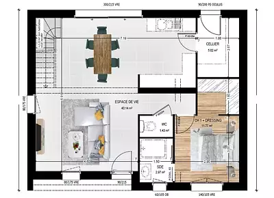 Maison neuve, 102 m²