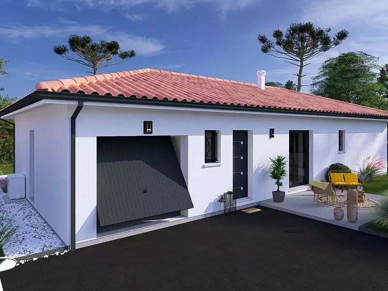 Maison neuve, 90 m² - Pissos (40410)