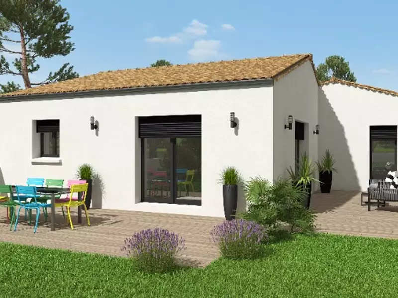 Maison neuve, 93 m² - Anais (17540)