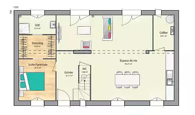 Maison neuve, 105 m²