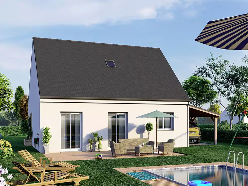 Maison neuve, 82,76 m² - Airaines (80270)