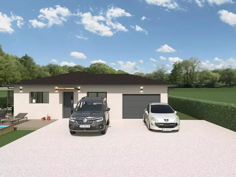 Maison neuve, 100 m² - Sandrans (01400)