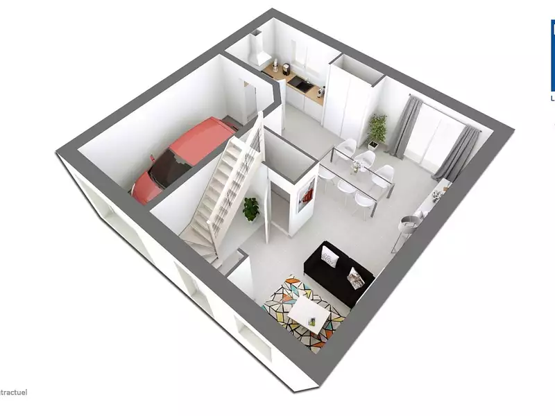 Maison neuve, 87 m² - Grisy-Suisnes (77166)