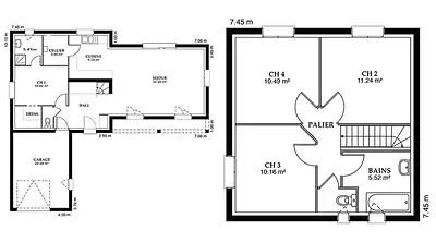Maison neuve, 135 m²