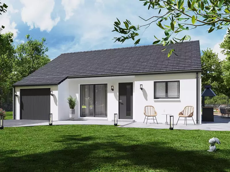 Maison neuve, 73 m² - Châtenoy-en-Bresse (71380)