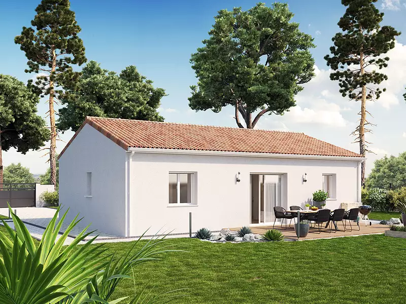 Maison neuve, 77 m² - Bonnes (86300)