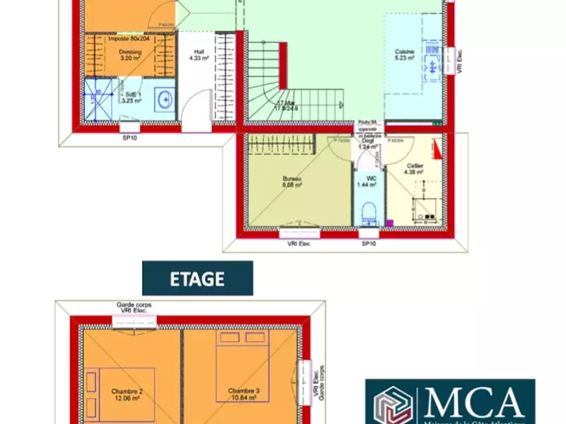Maison neuve, 108 m² - Biscarrosse (40600)