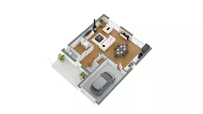 Maison neuve, 95 m²