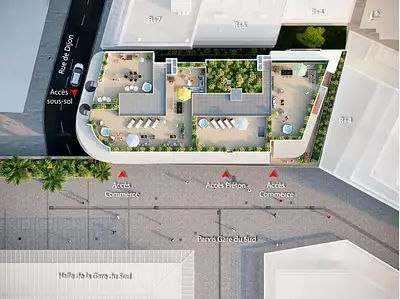 GARE DU SUD - VILLA ROSSA