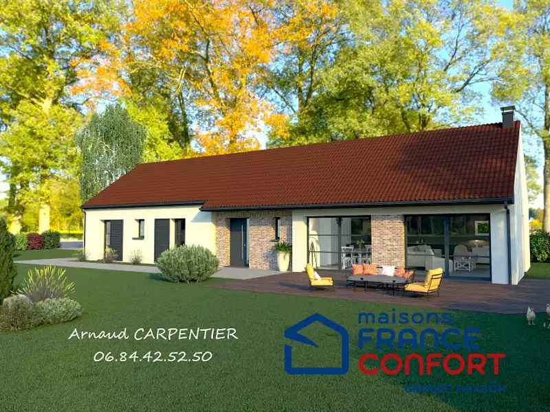 Maison neuve, 110 m² - Noeux-les-Mines (62290)