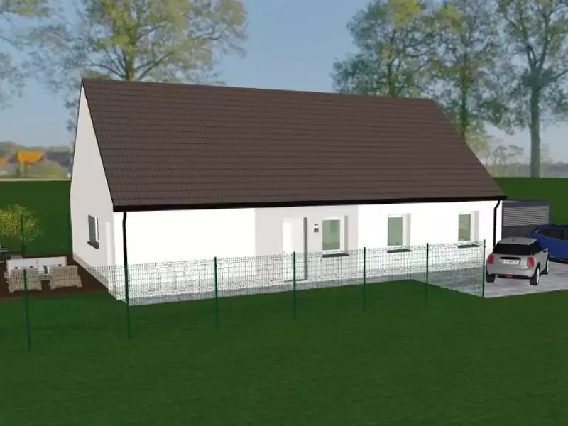 Maison neuve, 120 m² - Hénin-Beaumont (62110)
