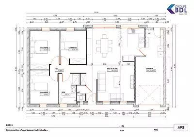 Maison neuve, 90,45 m²