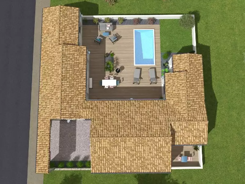 Maison neuve, 141 m² - Croix-Chapeau (17220)