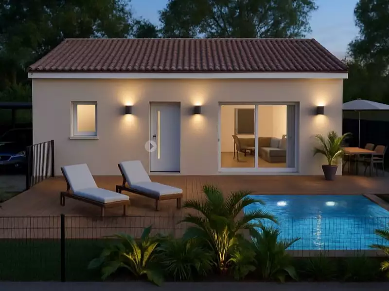 Maison neuve - Saint-Jean-Lasseille (66300)