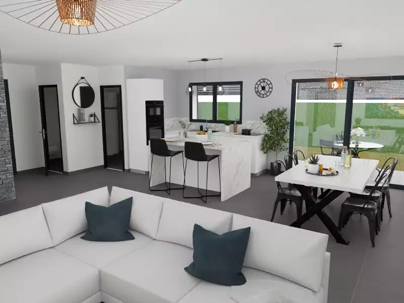 Maison neuve, 100 m² - Cuers (83390)