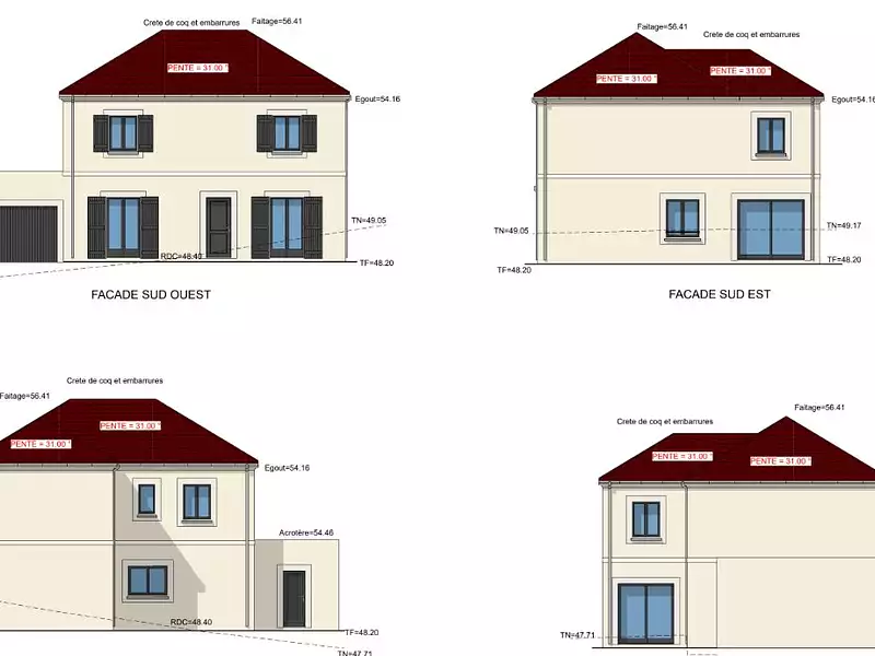 Maison neuve, 132 m² - L'Isle-Adam (95290)