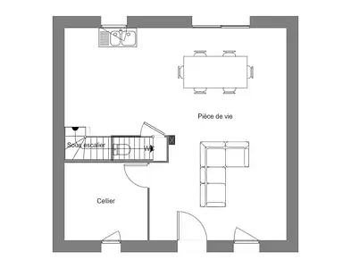 Maison neuve, 73 m²