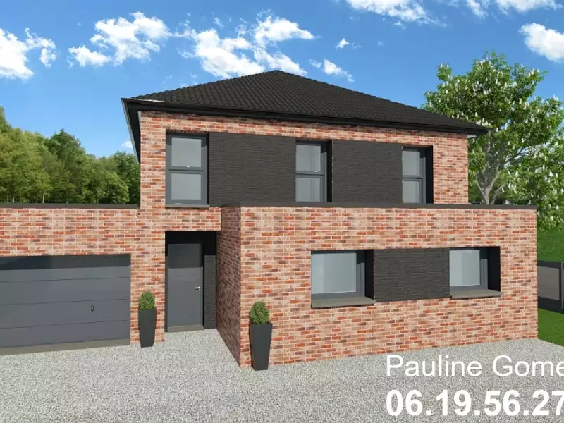 Maison neuve, 160 m² - Marcoing (59159)