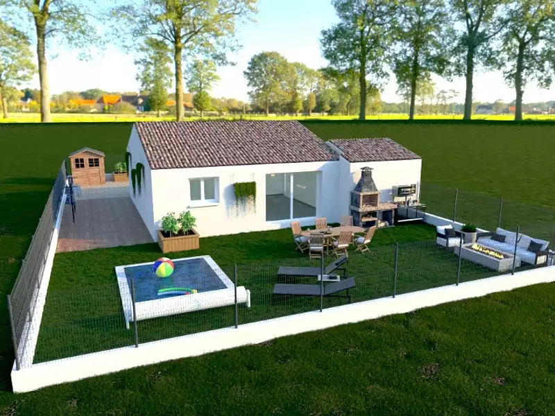 Maison neuve, 70 m² - Pouzolles (34480)