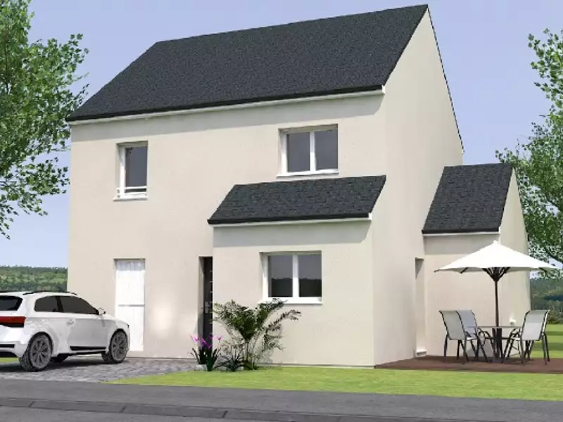 Maison neuve, 105 m² - Segré-en-Anjou Bleu (49500)