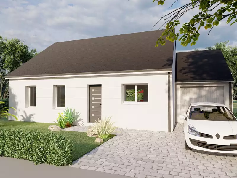 Maison neuve, 79 m² - Briollay (49125)